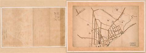 Manuscript map of Kensington in Philadelphia. LOC 2018590114 Painting ...