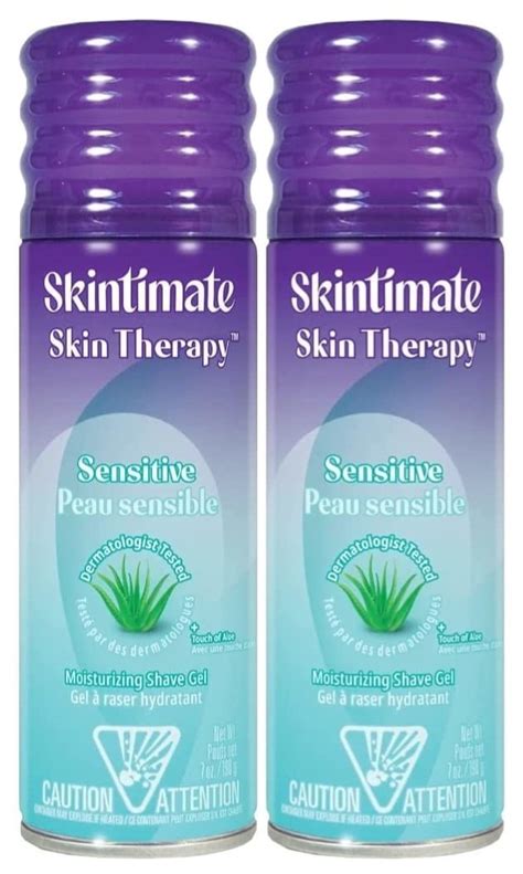 Skintimate Skin Therapy Women S Shave Gel For Sensitive Skin With Vitamin E Aloe And Olive Butter