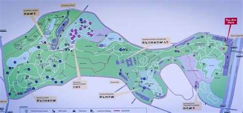 Map of the Botanic Gardens in Singapore - Find Away Photography