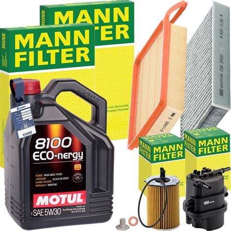 Mann Inspektionspaket Motul W Motor L Passend F R Tdci Ford