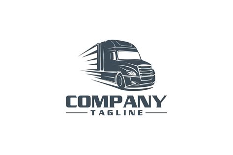 Truck Trailer Logo Branding And Logo Templates Creative Market