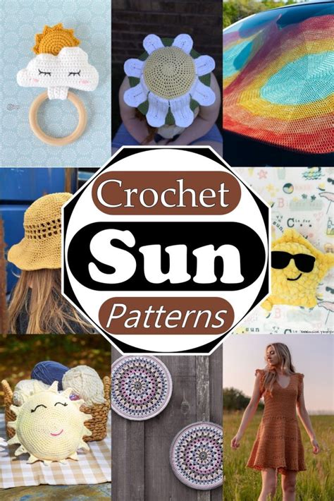 20 Crochet Sun Patterns For Beginners