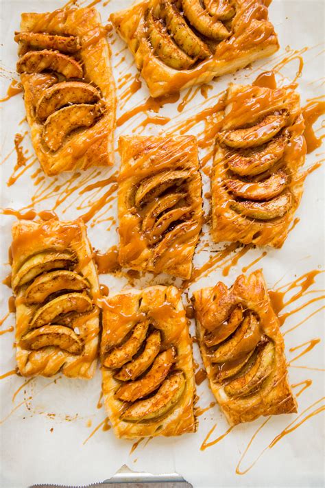 Salted Caramel Apple Pastry Puffs | Baked apple topping, Baked apples ...