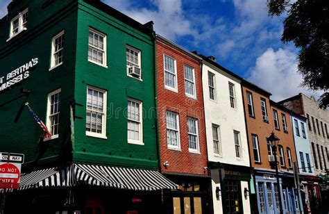 Baltimoremd Historic Fells Point Buildings Editorial Photo Image Of