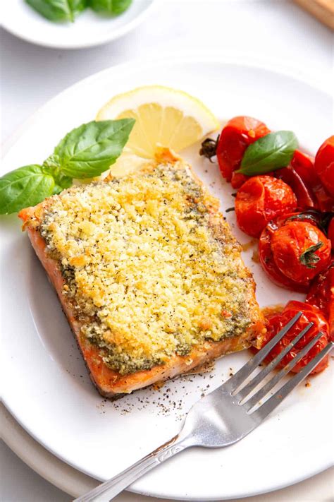 Easy Pesto Salmon Recipe All Things Mamma