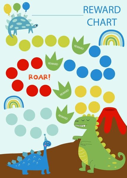 Dinosaur Reward Chart Royalty Free Images Stock Photos Pictures