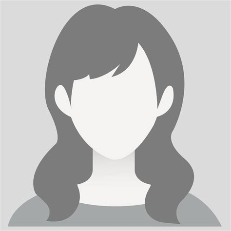 Placeholder Avatar. Female Person Default Woman Avatar Image. Gray ...