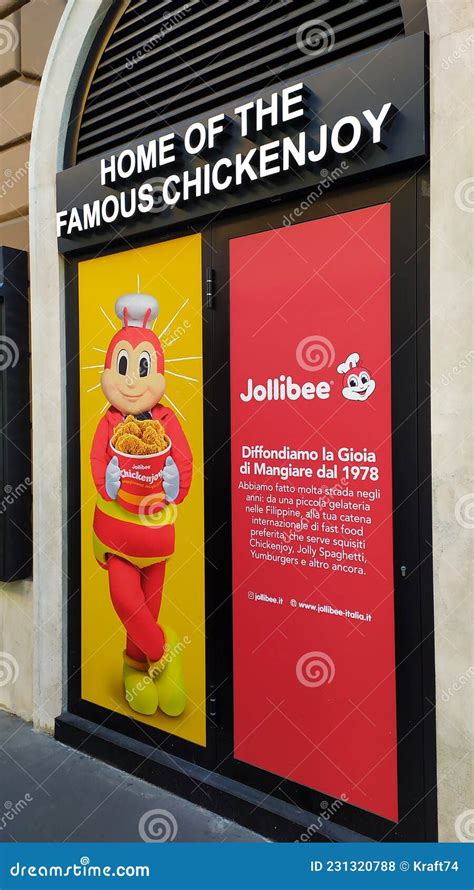 Jollibee Fast Food Restaurant Facade In Antipolo Rizal Philippines