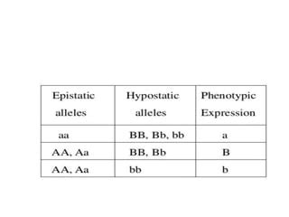 Epistasis and its different types | PPT