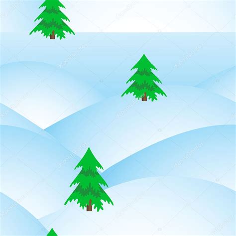 Seamless snow hill — Stock Vector © Nattalex #2481956