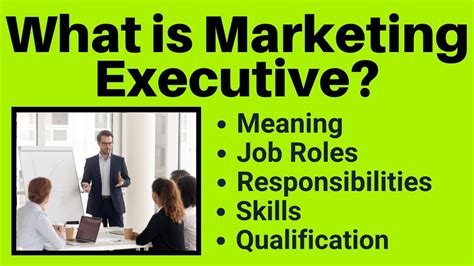 Marketing Executive Job Role Marketing Executive Kya Hota Hai What