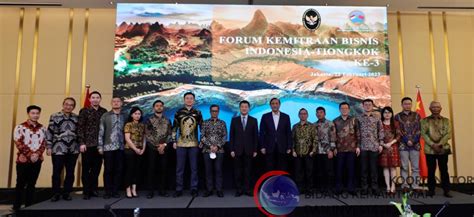 Indonesia Perkuat Kerja Sama Dengan Tiongkok Melalui Forum Kemitraan