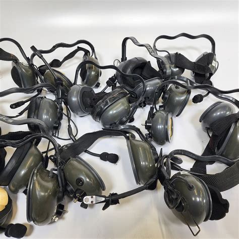 Lot Of 12 Sonetics APX250 Wireless Neckband Headset With Assorted Ear