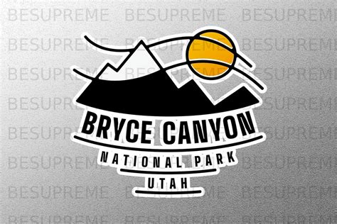 Bryce Canyon National Park Svg Bryce Canyon Utah Svg Png Etsy