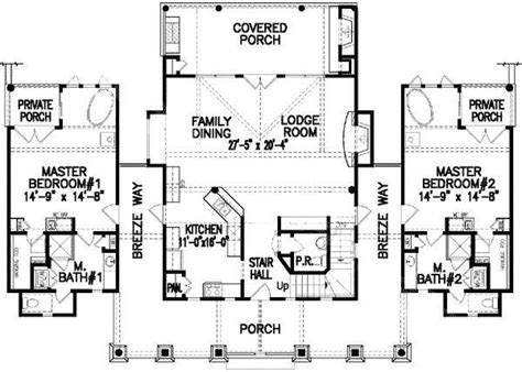 Two Master Bedroom Floor Plans