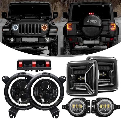 Jeep Wrangler JL Lights Kit - Headlights, Fog Lights, Tail Lights ...