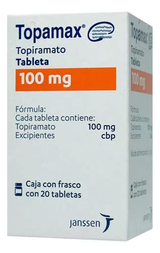 Topamax 100 Mg 20 Tabletas 100 Mg Caja Con Frasco Con 20 Tab Envío Gratis