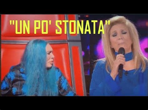 The Voice Senior Loredana Bertè a Iva Zanicchi UN PO STONATA