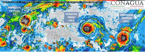 Irma no para José es casi huracán y ya nació Katia LectorMx