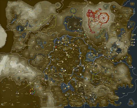 Complete Breath Of The Wild Map By Victorv111 On Deviantart