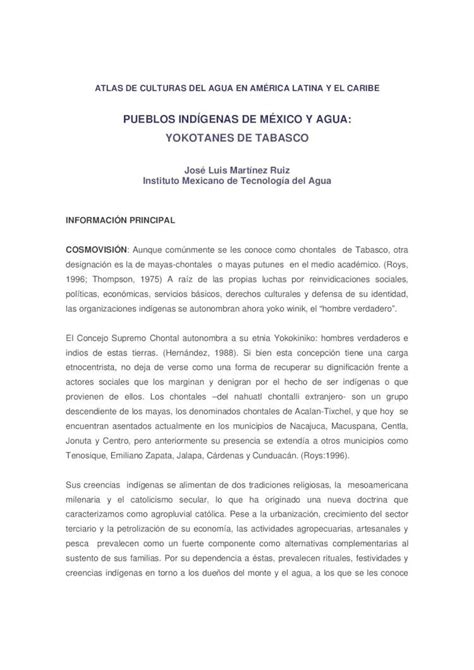 Pdf Pueblos Ind Genas De M Xico Y Agua Pdf Filecomo Yumkas A