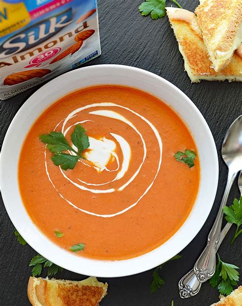 Homemade Vegan Cream Of Tomato Soup Theveglife