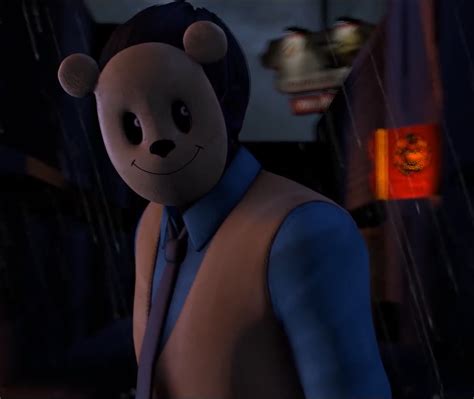 Michael Afton With Bear Mask Full Body