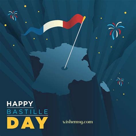 Happy Bastille Day Wishes Quotes Images Wishemsg