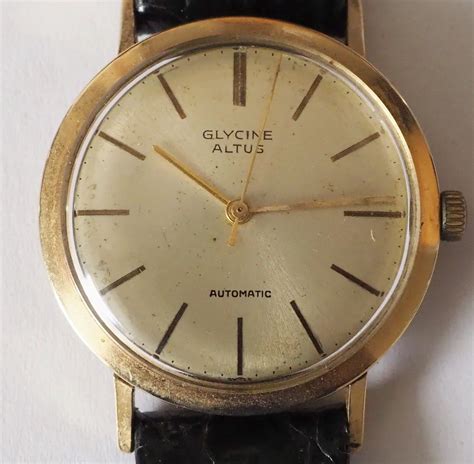 Alte Armbanduhr Glycine Altus Automatic 585 Karat Schatzwert Wert Von