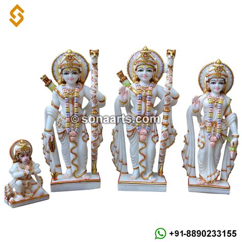 Shri Ram Darbar Statue From Makrana Marble Manufacturers Of Marble