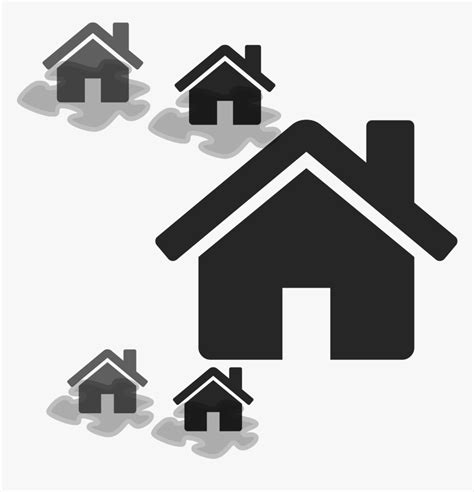 Transparent Village Icon Png - Transparent Black Home Icon, Png Download - kindpng