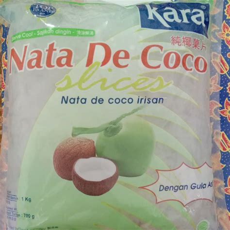 Jual Kara Nata De Coco Slice Bag Berat 1 Kg Shopee Indonesia