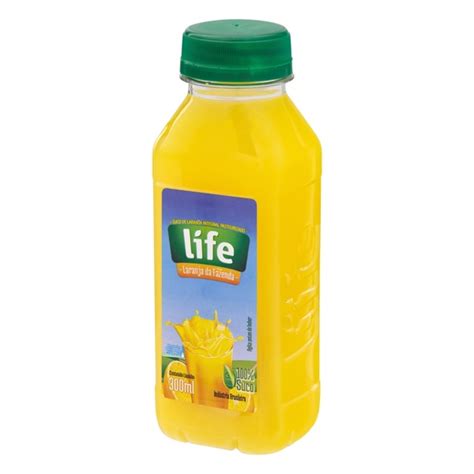 Suco Integral Laranja Life Garrafa Ml Supermercados Ruscito