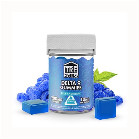 Tre House Delta Gummies Mg Blue Raspberry Direct Delta Shop