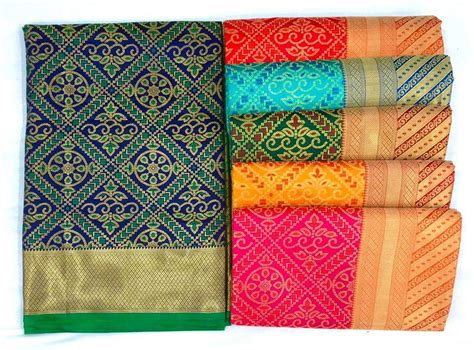 Rajtex Kahilya Silk With Traditional Patola Design Saree Collection At