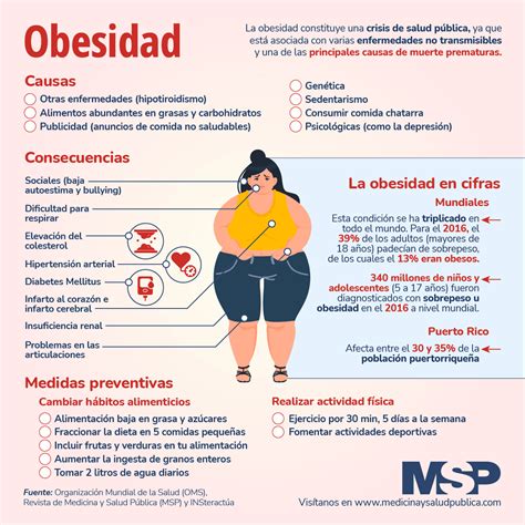 Infografia Obesidad Causas Consecuencias Medidas Preventivas La My My