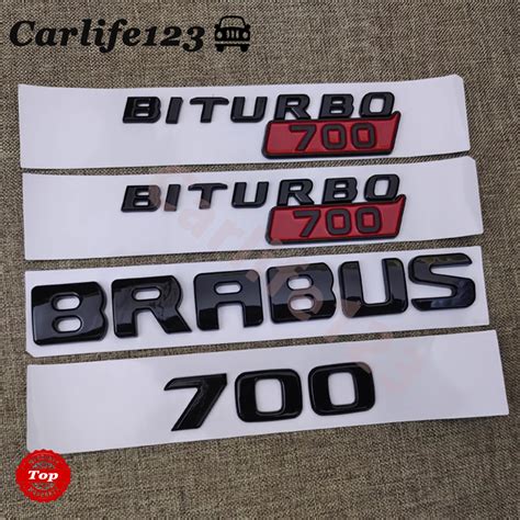 Mercedes Benz Biturbo Fender Side Logo Brabus G G