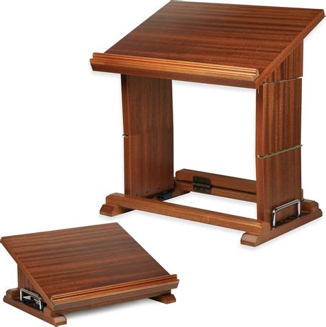 Shul Shtender Mahogony Soporte De Madera Ajustable Para Libros O