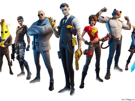 Fortnite Characters 2K wallpaper download