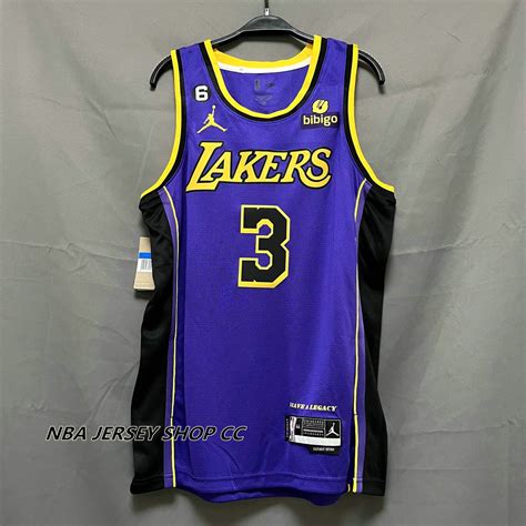 2022 23 Men S New Nba Los Angeles Lakers 3 Anthony Davis Purple