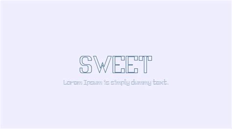 SWEET Font : Download Free for Desktop & Webfont