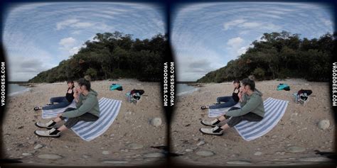 Cloudy Day At A Nude Italian Beach With Sofie And Josie Swimming And