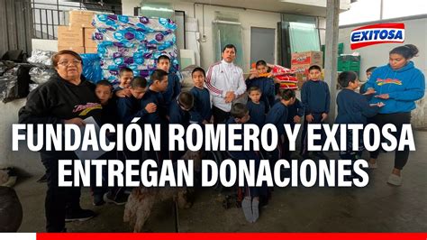 Fundación Romero y Exitosa entregan donaciones a albergue que acoge a