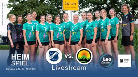 Volleyball Liga Frauen Sv Bad Laer Vs Tva H Rth Youtube