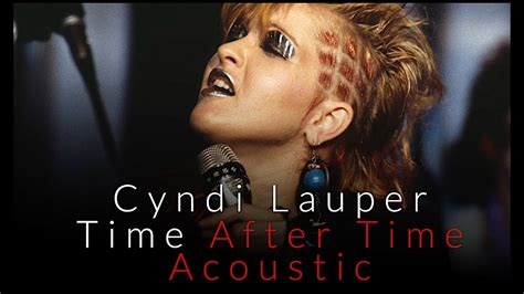 cyndi lauper time  time acoustic voice official youtube