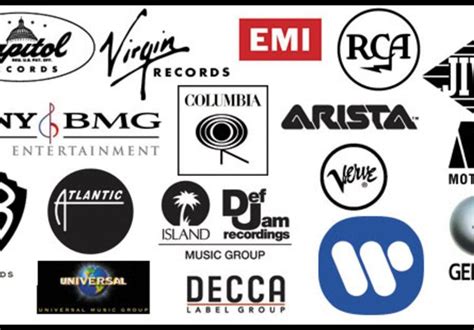 Major Record Label Logos Anabel Tapia