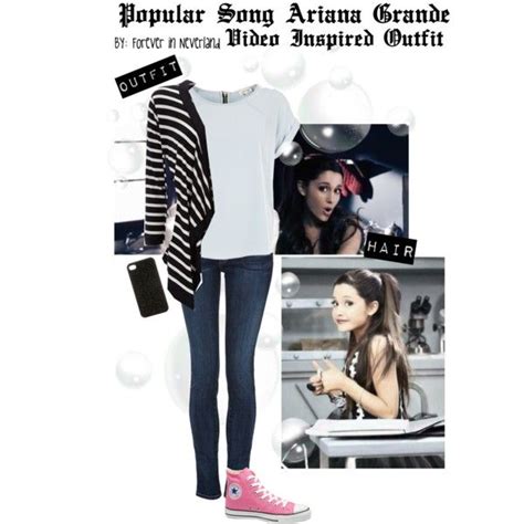 Popular Song Ariana Grande Video Inspired Outfit by catlyp, via Polyvore Ariana Grande Gif ...