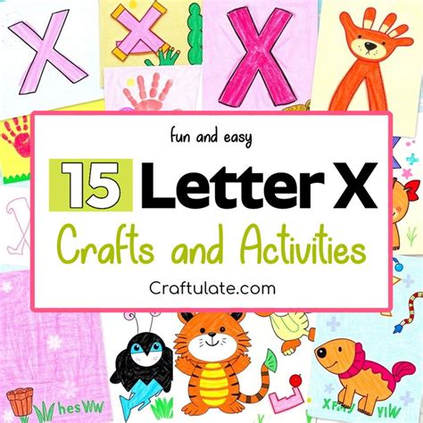 15 Letter X Crafts and Activities for Preschoolers - Craftulate