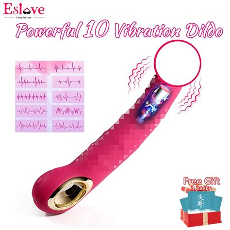 ESLOVE Realistic Vibrator Dildo For Women With Powerful Vibration Mode Waterproof Powerful