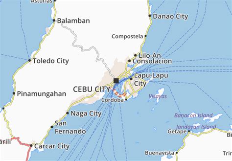 MICHELIN Cebu City map - ViaMichelin